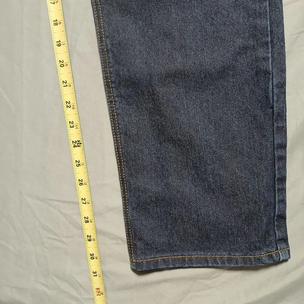 Southpole Men 36x32 Jeans Dark Wash Stretch Indigo Blue Selvedge Denim Skate Y2K - Picture 10 of 14